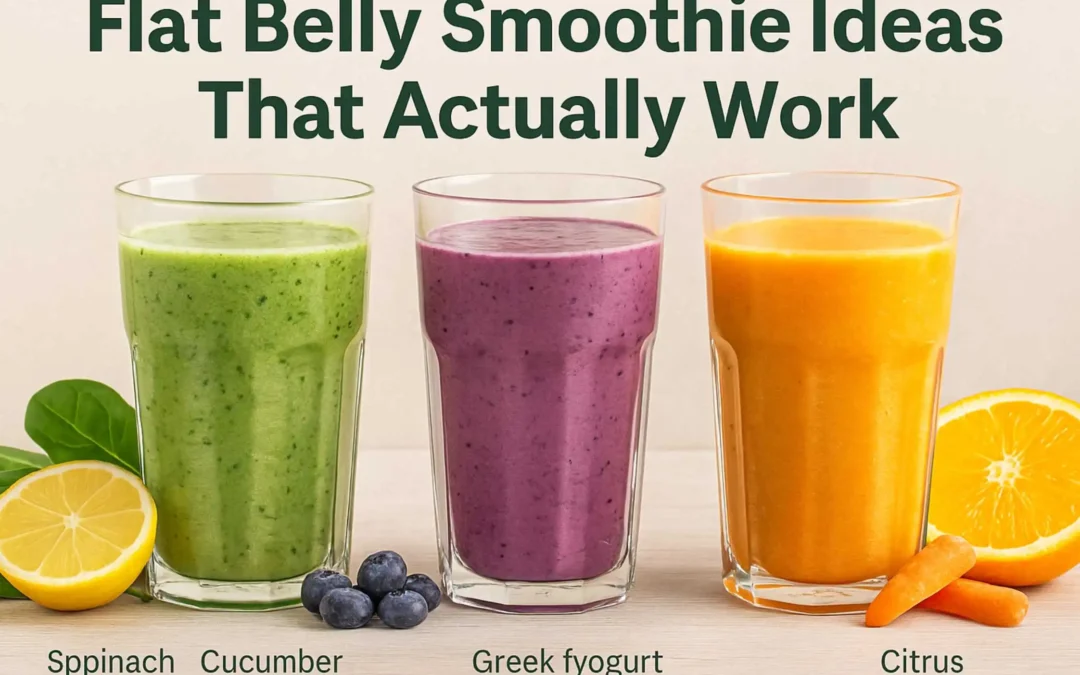 Flat Belly Smoothie Ideas That Actually Work